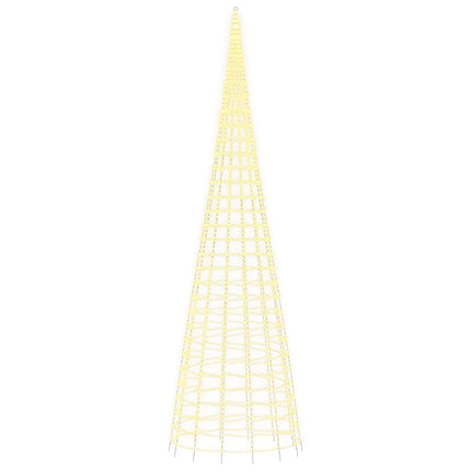 LED-juletræ 3000 LED'er 800 cm varmt hvidt lys