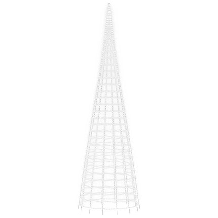 LED-juletræ 3000 LED'er 800 cm koldt hvidt lys