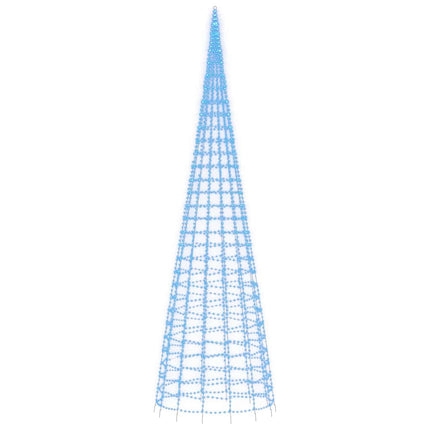 LED-juletræ 3000 LED'er 800 cm blåt lys