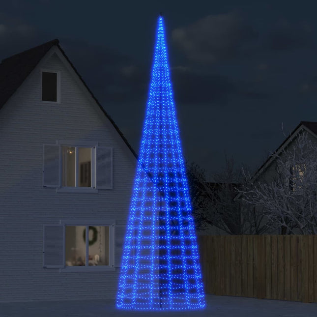 LED-juletræ 3000 LED'er 800 cm blåt lys