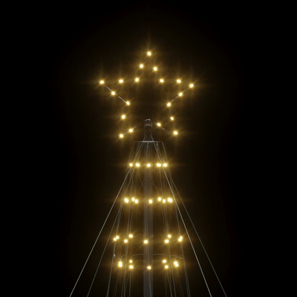 LED juletræ 570 LED'er varm hvid 300 cm