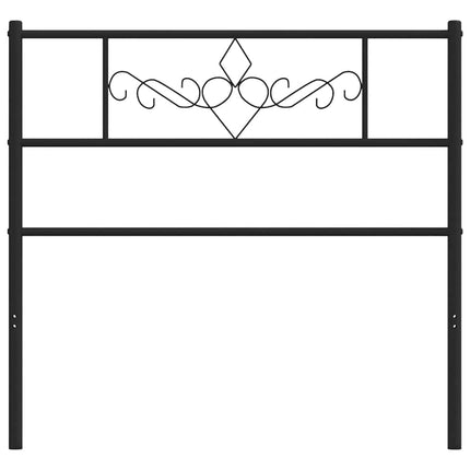 udskiftningsgavl 75 cm metal sort