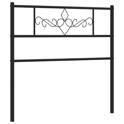 udskiftningsgavl 100 cm metal sort