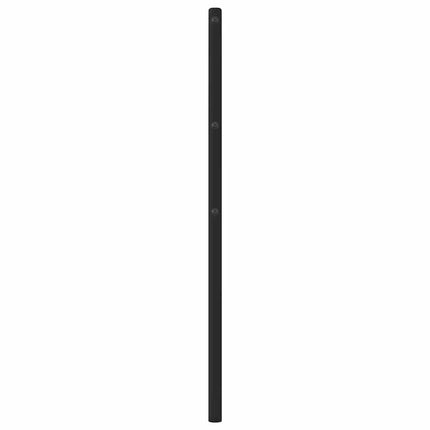 udskiftningsgavl 107 cm metal sort