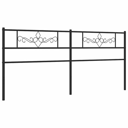 udskiftningsgavl 193 cm metal sort