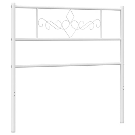 udskiftningsgavl 107 cm metal hvid