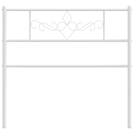 udskiftningsgavl 107 cm metal hvid