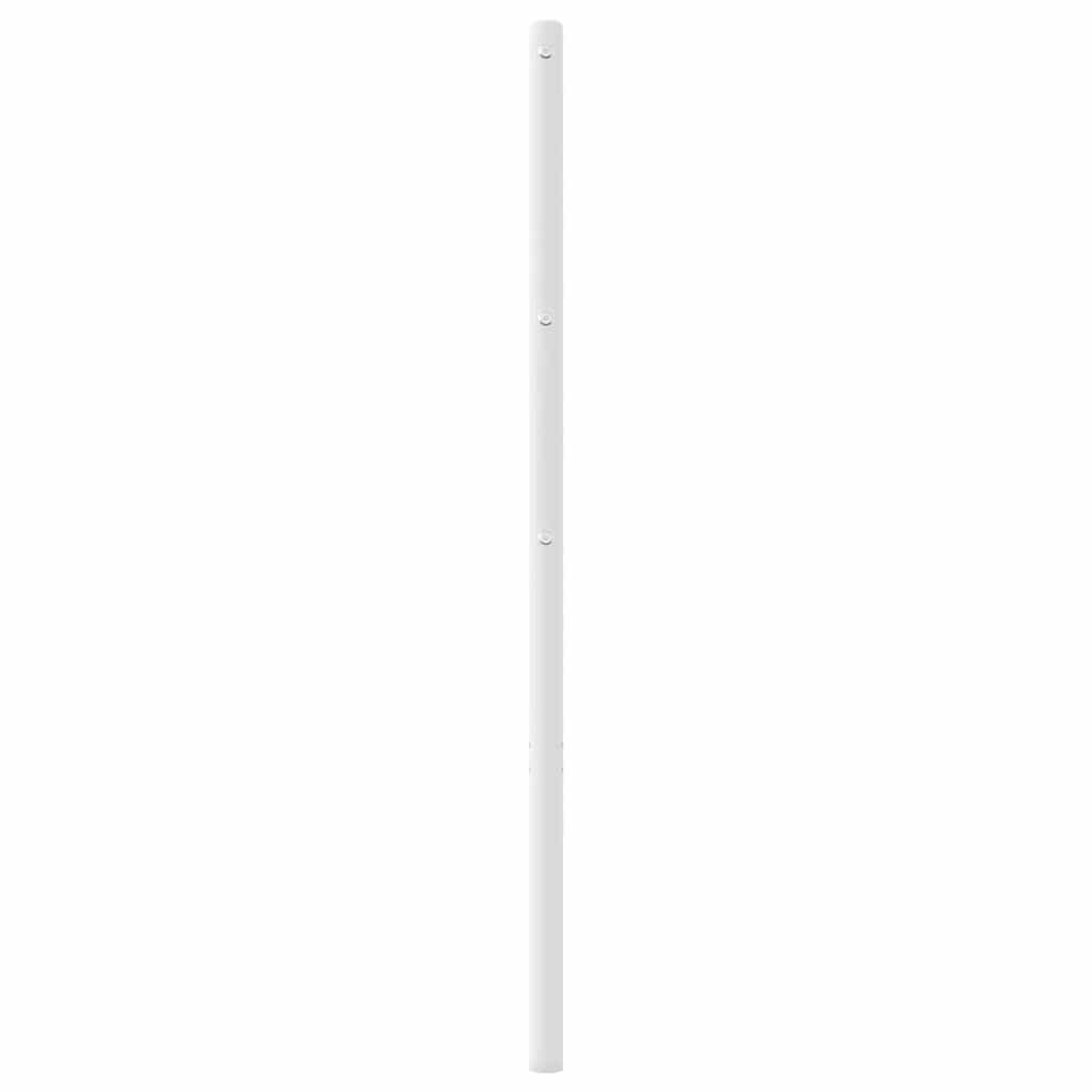 udskiftningsgavl 193 cm metal hvid