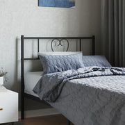 udskiftningsgavl 75 cm metal sort