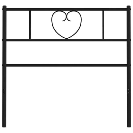 udskiftningsgavl 90 cm metal sort