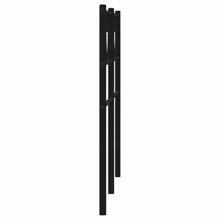 udskiftningsgavl 150 cm metal sort