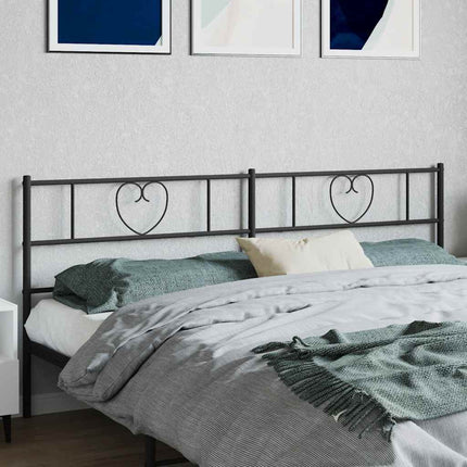 udskiftningsgavl 180 cm metal sort