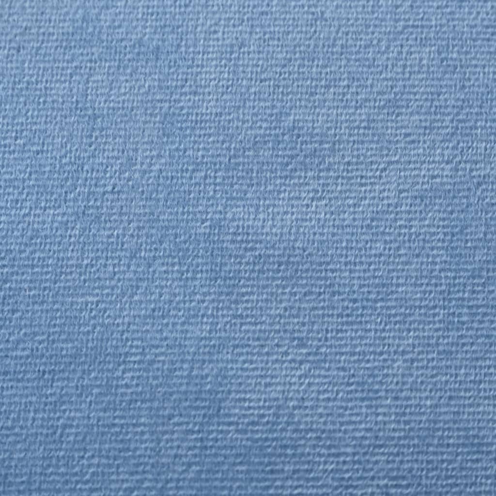 lænestol til børn blødt plys blå