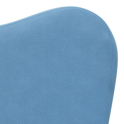 sovesofa til børn blødt plys blå