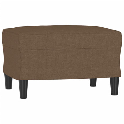 sofastol med fodskammel 60 cm stof Brun