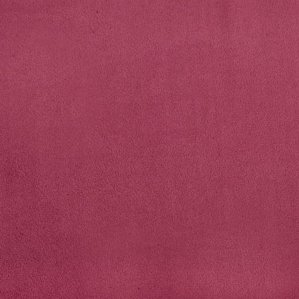 sofastol med fodskammel 60 cm velour vinrød
