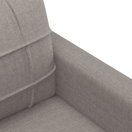 sofasæt 4 dele med puder stof gråbrun
