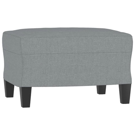 sofasæt 4 dele med hynder stof lysegrå