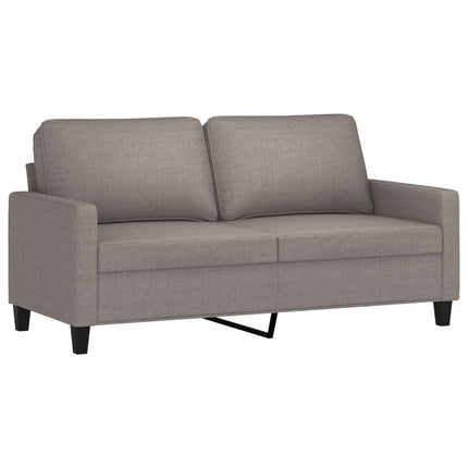 sofasæt 3 dele med hynder stof gråbrun
