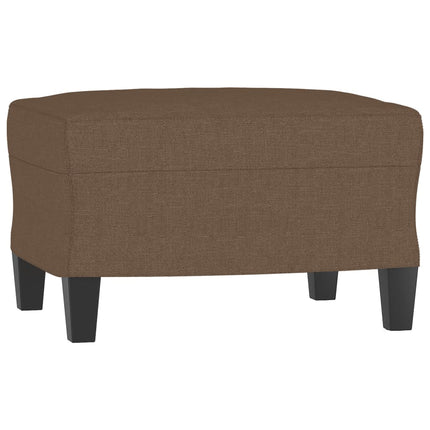 sofasæt 3 dele med hynder stof brun