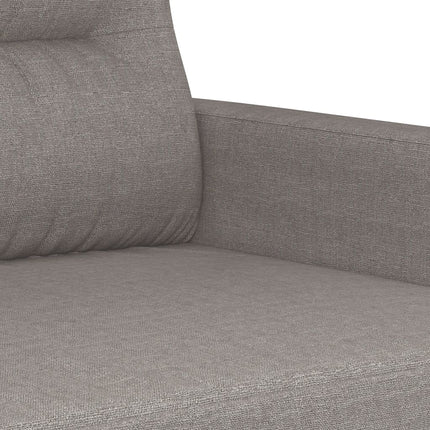 sofasæt 3 dele med puder stof gråbrun
