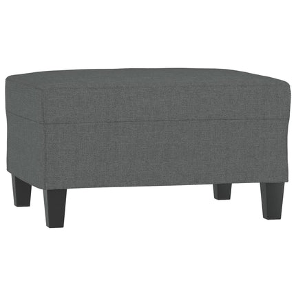 sofasæt 4 dele med puder stof mørkegrå