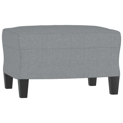 sofasæt 3 dele med hynder stof lysegrå