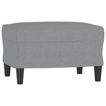 sofasæt 4 dele med hynder stof lysegrå