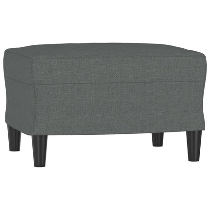 sofasæt 4 dele med puder stof mørkegrå