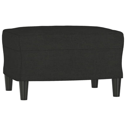 sofasæt 4 dele med puder stof sort