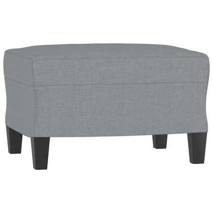 sofasæt 3 dele med hynder stof lysegrå