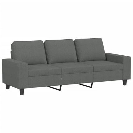 sofasæt 4 dele stof mørkegrå