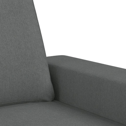 sofasæt 4 dele stof mørkegrå