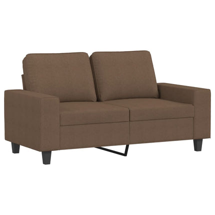 sofasæt 4 dele stof brun