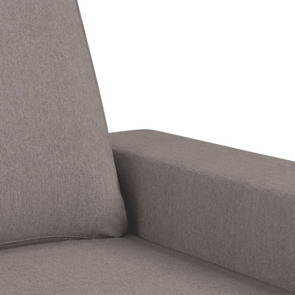 sofasæt 4 dele stof gråbrun