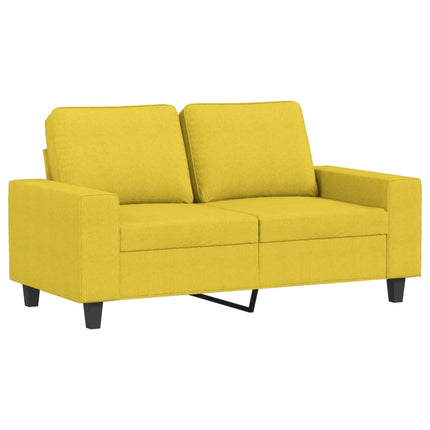 sofasæt 3 dele stof lysegul