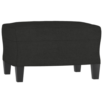 sofasæt 3 dele stof sort