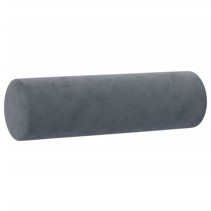 sofasæt 4 dele med puder velour mørkegrå