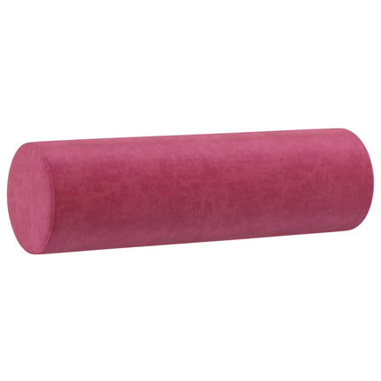 sofasæt 4 dele med puder velour vinrød