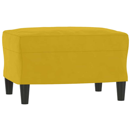 sofasæt 3 dele velour gul