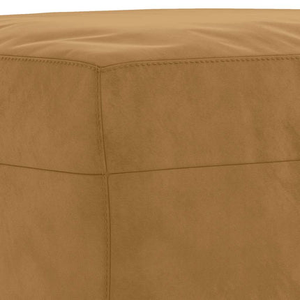 sofasæt 3 dele velour brun