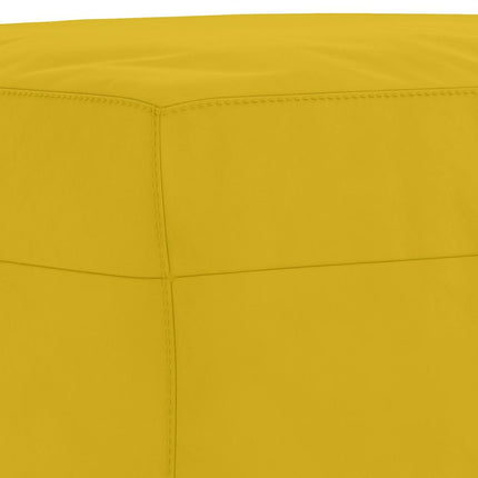 sofasæt 3 dele velour gul