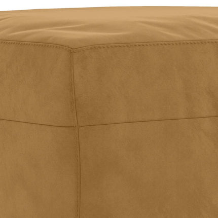 sofasæt 3 dele velour brun