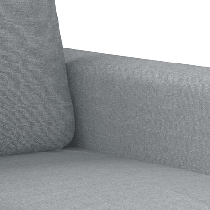 sofasæt 4 dele med hynder stof lysegrå
