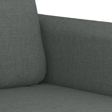 sofasæt 4 dele med hynder stof mørkegrå