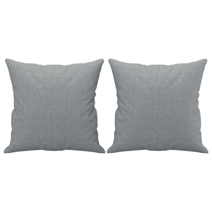 sofasæt 4 dele med puder stof lysegrå