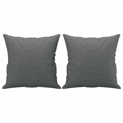 sofasæt 4 dele med puder stof mørkegrå