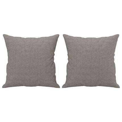 sofasæt 4 dele med puder stof gråbrun