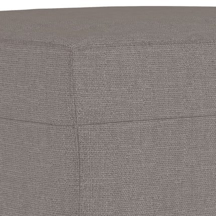 sofasæt 3 dele med puder stof gråbrun