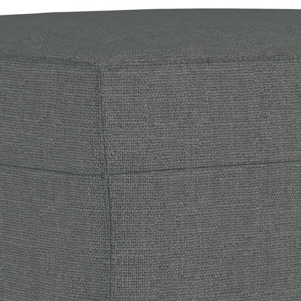 sofasæt 3 dele med hynder stof mørkegrå